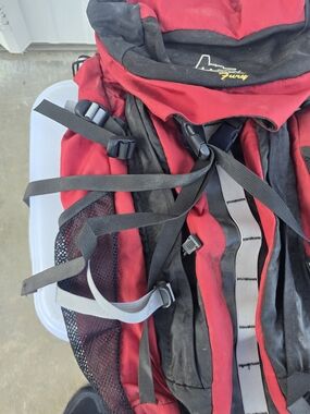 Gregory Red and Black Hiking Backpack